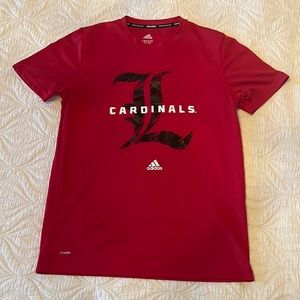 Adidas UofL Cardinals Tee